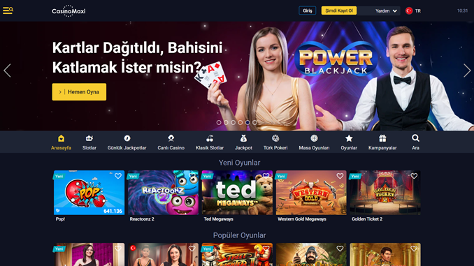 Casinomaxi giriş adresi