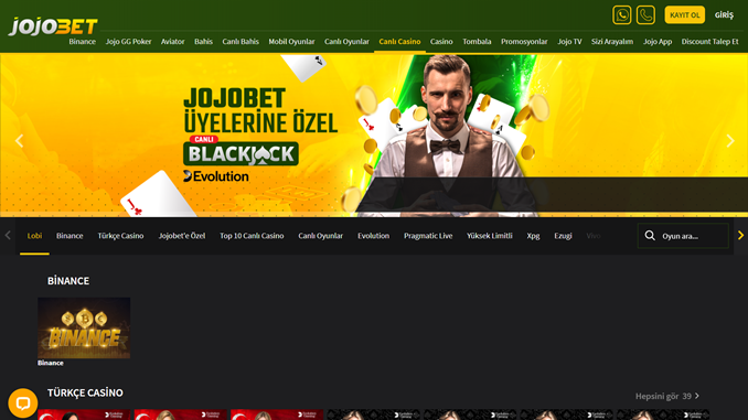 Jojobet giriş adresi